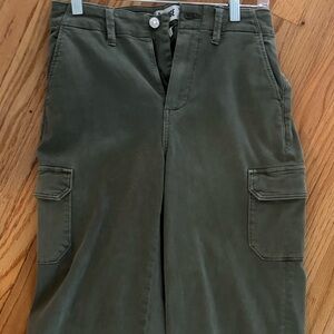 PAIGE Carly Wide-Leg Ankle Cargo Jeans Pants